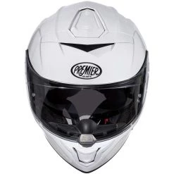 Casque De Moto Intégral En Fibre Blanche Brillante Premier DEVIL U8 -Premier Soldes 2022 casque de moto integral en fibre blanche brillante premier devil u8 140843