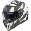Casque De Moto Intégral En Fibre Premier DEVIL EL Y BM Blanc Noir Vert Mat -Premier Soldes 2022 casque de moto integral en fibre premier devil el y bm blanc noir vert mat 91031