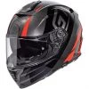 Casque De Moto Intégral En Fibre Premier DEVIL GT17 Noir Rouge