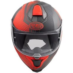 Casque De Moto Intégral En Fibre Premier HYPER BP92 BM Gris Mat Rouge -Premier Soldes 2022 casque de moto integral en fibre premier hyper bp92 bm gris mat rouge 91104