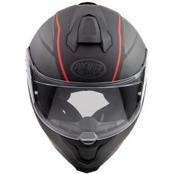 Casque De Moto Intégral En Fibre Premier HYPER DE17 BM Gris Mat Rouge -Premier Soldes 2022 casque de moto integral en fibre premier hyper de17 bm gris mat rouge 91115