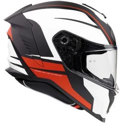 Casque De Moto Intégral En Fibre Premier HYPER DE92 BM Blanc Noir Rouge Mat -Premier Soldes 2022 casque de moto integral en fibre premier hyper de92 bm blanc noir rouge mat 91118