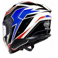 Casque De Moto Intégral En Fibre Premier HYPER RW13 Blanc Bleu Rouge -Premier Soldes 2022 casque de moto integral en fibre premier hyper rw13 blanc bleu rouge 91127