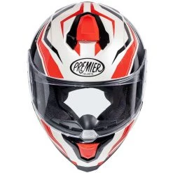 Casque De Moto Intégral En Fibre Premier HYPER RW2 Blanc Noir Rouge -Premier Soldes 2022 casque de moto integral en fibre premier hyper rw2 blanc noir rouge 140443