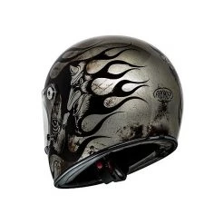 Casque De Moto Intégral En Fibre Vintage Premier TROPHY BD TITANIUM -Premier Soldes 2022 casque de moto integral en fibre vintage premier trophy bd titanium 68536