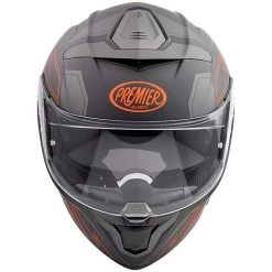 Casque De Moto Intégral En Premier DEVIL EL93 Bm Fibre Gris Mat Rouge -Premier Soldes 2022 casque de moto integral en premier devil el93 bm fibre gris mat rouge 91030