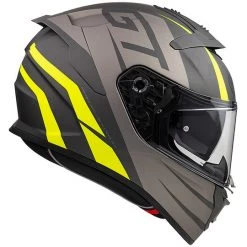Casque De Moto Intégral En Premier DEVIL GTY BM Fibre Gris Jaune Fluo Mat -Premier Soldes 2022 casque de moto integral en premier devil gty bm fibre gris jaune fluo mat 91055