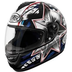 Premier Casque De Moto Intégral Modèle Monza En Fibre De Bayliss Réplique