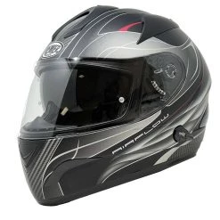Casque De Moto Intégral Premier Model Phase Double Visor Black Carbon TT9 BM