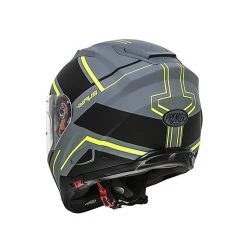 Casque De Moto Intégral Premier VYRUS NDY Gris BM Gris Jaune Fluo Mat -Premier Soldes 2022 casque de moto integral premier vyrus ndy gris bm gris jaune fluo mat 68588