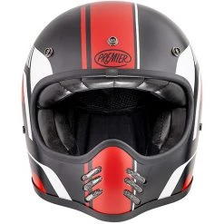 Casque De Moto Intégral Vintage Premier MX BL92 BM Noir Mat Rouge -Premier Soldes 2022 casque de moto integral vintage premier mx bl92 bm noir mat rouge 90905