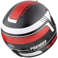 Casque De Moto Intégral Vintage Premier MX BL92 BM Noir Mat Rouge -Premier Soldes 2022 casque de moto integral vintage premier mx bl92 bm noir mat rouge 90906