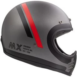 Casque De Moto Intégral Vintage Premier MX DO17 BM Gris Mat -Premier Soldes 2022 casque de moto integral vintage premier mx do17 bm gris mat 90924