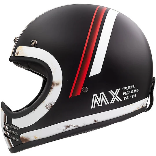 Casque De Moto Intégral Vintage Premier MX DO92 Old Style BM Matt Black 4 Casque De Moto Intégral Vintage Premier MX DO92 Old Style BM Matt Black – Image 2