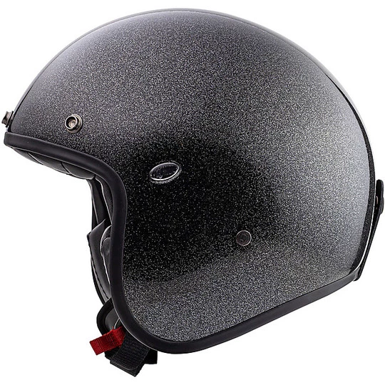 Casque De Moto Jet Vintage En Fibre Premier LE PETIT CLASSIC EVO U9 GLITTER SILVER 4 Casque De Moto Jet Vintage En Fibre Premier LE PETIT CLASSIC EVO U9 GLITTER SILVER – Image 2