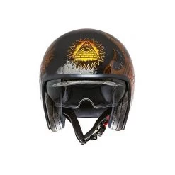 Casque De Moto Jet Vintage En Fibre Premier VINTAGE EVO BD Orange Chromed Glossy Black -Premier Soldes 2022 casque de moto jet vintage en fibre premier vintage evo bd orange chromed glossy black 68699