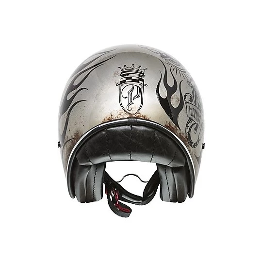 Casque De Moto Jet Vintage En Fibre Premier VINTAGE EVO BD Titanium 6 Casque De Moto Jet Vintage En Fibre Premier VINTAGE EVO BD Titanium – Image 4