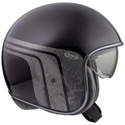 Casque De Moto Jet Vintage En Fibre Premier VINTAGE EVO BTR9 Noir Brillant -Premier Soldes 2022 casque de moto jet vintage en fibre premier vintage evo btr9 noir brillant 90832
