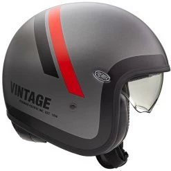 Casque De Moto Jet Vintage En Fibre Premier VINTAGE EVO DO17 BM Gris Mat -Premier Soldes 2022 casque de moto jet vintage en fibre premier vintage evo do17 bm gris mat 90849