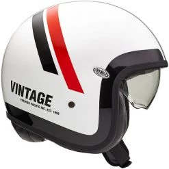 Casque De Moto Jet Vintage En Fibre Premier VINTAGE EVO DO8 Blanc Rouge -Premier Soldes 2022 casque de moto jet vintage en fibre premier vintage evo do8 blanc rouge 90852