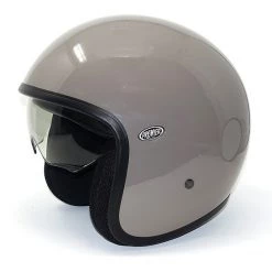 Casque De Moto Jet Vintage En Fibre Premier VINTAGE EVO U17 Gris