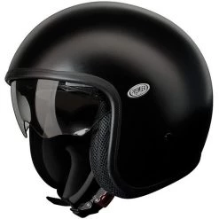 Casque De Moto Jet Vintage En Fibre Premier VINTAGE EVO U9 BM Noir Mat