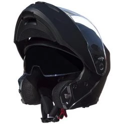 Casque De Moto Modulaire Double Visor Premier Genius U9 BM Matt Black