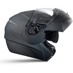 Casque De Moto Modulaire Ouvrable Premier Double Visor Thesis Matt Black -Premier Soldes 2022 casque de moto modulaire ouvrable premier double visor thesis matt black 8776