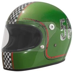 Casque De Moto Premier Trophy Style Des Années 70 FL6