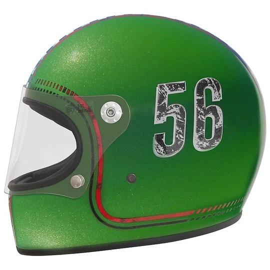 Casque De Moto Premier Trophy Style Des Années 70 FL6 4 Casque De Moto Premier Trophy Style Des Années 70 FL6 – Image 2