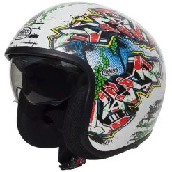 Casque De Moto Premier Vintage GR8 Fibre Jet