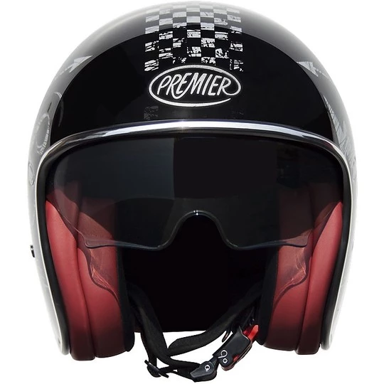 Casque De Moto Premier Vintage NX Silver Chrome Fiber Jet 4 Casque De Moto Premier Vintage NX Silver Chrome Fiber Jet – Image 2