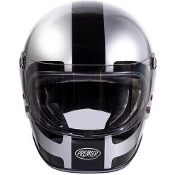 Casque De Moto Vintage Intégral 70's Premier Trophy DO Gris Chromé -Premier Soldes 2022 casque de moto vintage integral 70s premier trophy do gris chrome 90751