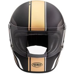 Casque De Moto Vintage Intégral Des Années 70 Premier Trophy BL19 BM Or Noir -Premier Soldes 2022 casque de moto vintage integral des annees 70 premier trophy bl19 bm or noir 90719