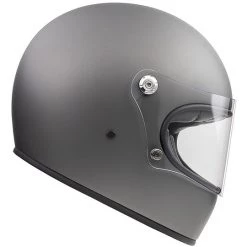 Casque De Moto Vintage Intégral Des Années 70 Premier Trophy U17 BM Gris Mat -Premier Soldes 2022 casque de moto vintage integral des annees 70 premier trophy u17 bm gris mat 90780