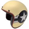 Casque Moto Jet Custom Premier VINTAGE CLASSIC STAR CAP CREME -Premier Soldes 2022 casque moto jet custom premier vintage classic star cap creme 120343