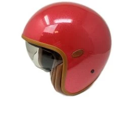 Casque Moto Jet Custom Premier VINTAGE GLITTER RED Edition Limitée