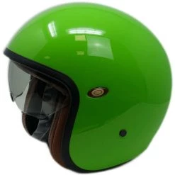 Casque Moto Jet Custom Premier VINTAGE VERT Edition Limitée