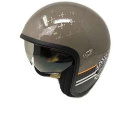 Casque Moto Jet En Premier Fibre VINTAGE SP10