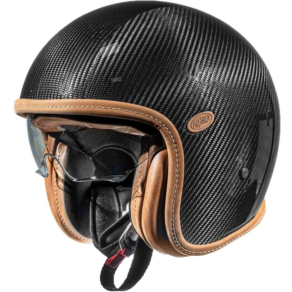 Casque Moto Premier Jet VINTAGE EVO PLATINUM EDITION CARBON 3 Casque Moto Premier Jet VINTAGE EVO PLATINUM EDITION CARBON