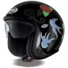 Casque Moto Vintage Jet Premier En Fibre Avec Visière Intégrée Multi SKM19 Noir -Premier Soldes 2022 casque moto vintage jet premier en fibre avec visiere integree multi skm19 noir 25534