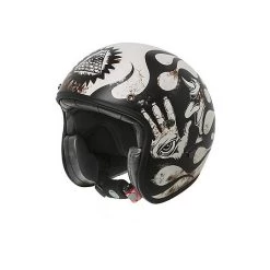 Casque Moto Vintage Jet Premier Fibre LE PETIT CLASSIC EVO BD 8 BM Matt White