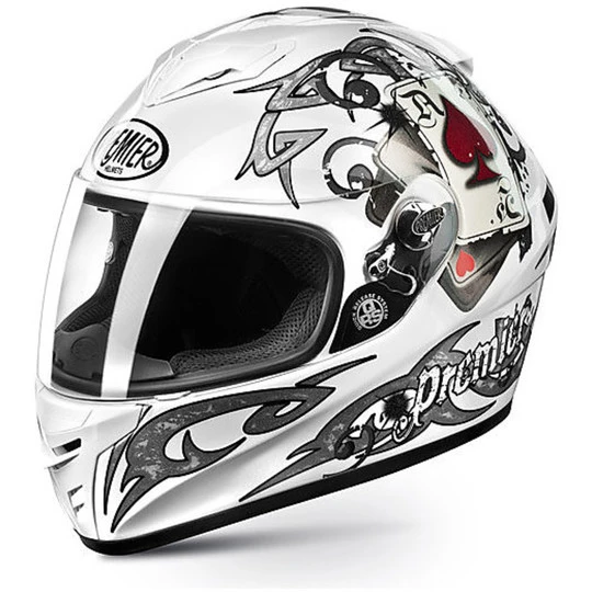 Premier Dragon Evo J8 White Pitt Replica Casque De Moto 3 Premier Dragon Evo J8 White Pitt Replica Casque De Moto