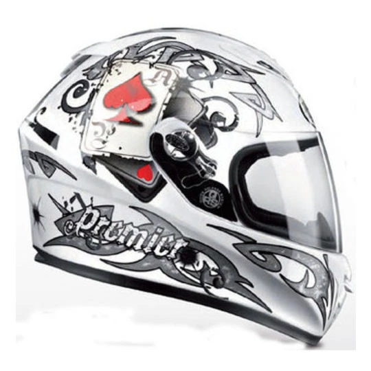 Premier Dragon Evo J8 White Pitt Replica Casque De Moto 4 Premier Dragon Evo J8 White Pitt Replica Casque De Moto – Image 2