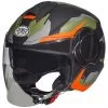 Premier Jet Casque De Moto COOL CAMOUFLAGE BM Matt Black Green Orange -Premier Soldes 2022 premier jet casque de moto cool camouflage bm matt black green orange 49766