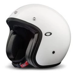 Premier Vintage Jet - Casque De Moto En Fibre Vintage Classic White