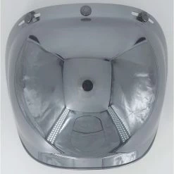 Premier Visière Bubble Silver à 3 Boutons D'origine Per Casco LE PETIT CLASSIC