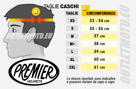 Casque De Moto Intégral En Fibre Premier HYPER RW13 Blanc Bleu Rouge -Premier Soldes 2022 387 fr